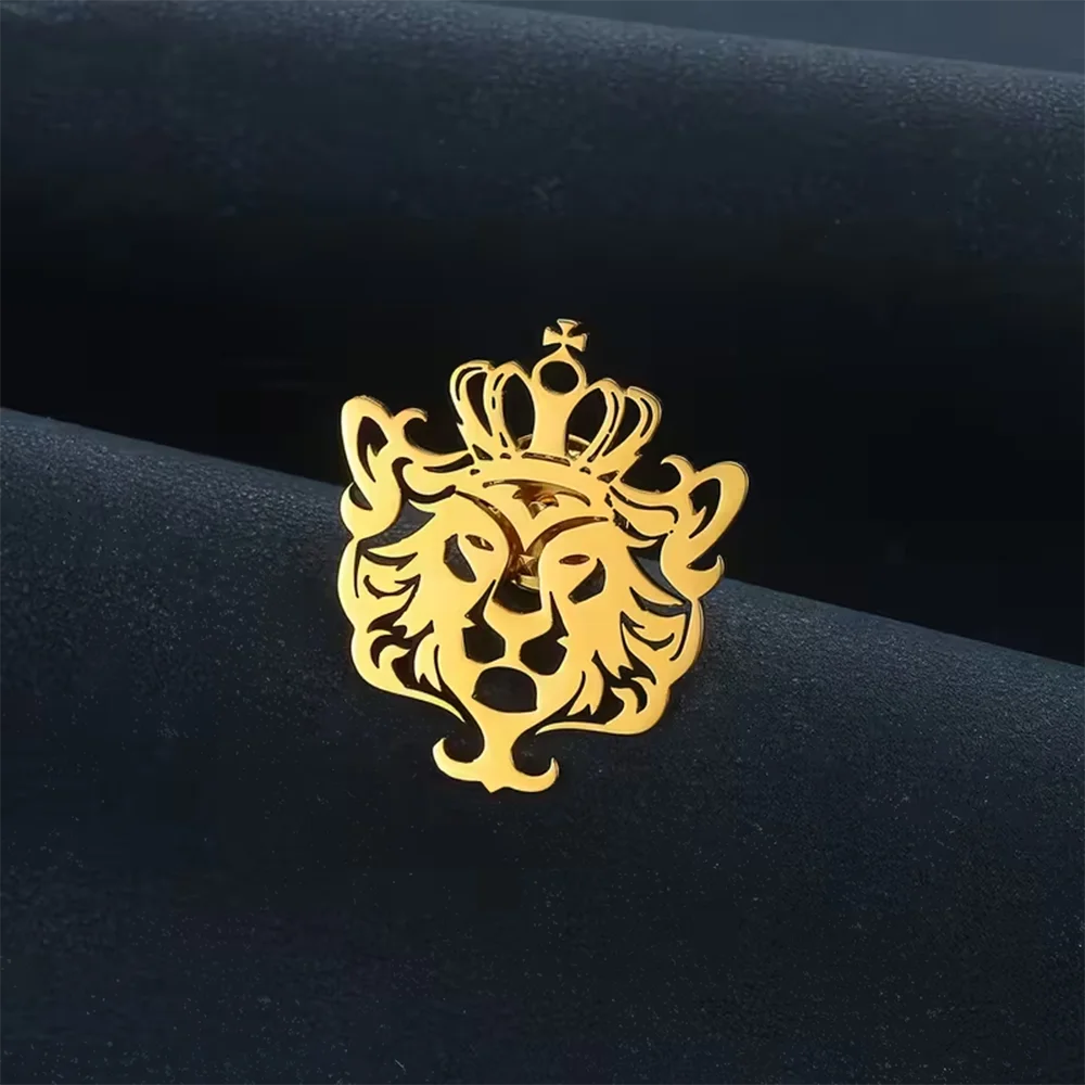 Custom Elke Logo Afbeelding Broche Roestvrij Stalen Pinnen Voor Mannen Heren Kleding Accessoires Bruiloft Verjaardag Broches Sieraden Gift