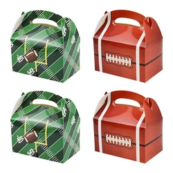 12PCS Football Party Treat Boxes Touch Down Favor Box Football Party Decorations Sports Theme Rugby Football Themed Party