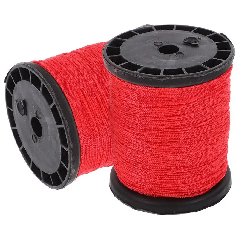 2 Rolls Construction Nylon String Masonry Construction Nylon Line Work Twine Rope Gardening Building Lines Twisted Nylon String