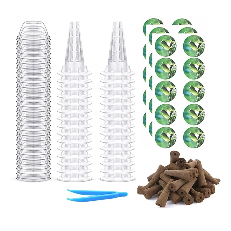 121 Pcs Seed Pods Kit , Suitable for Hydroponics Growing System for Plants, Outdoor and Indoor Hydroponics Supplies