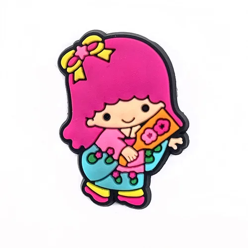 Imagen 2 del producto 33 dijes de zapatos de la serie Sanrio de dibujos animados diferentes, accesorios para sandalias, alfileres, decorar regalos para niñas y niños