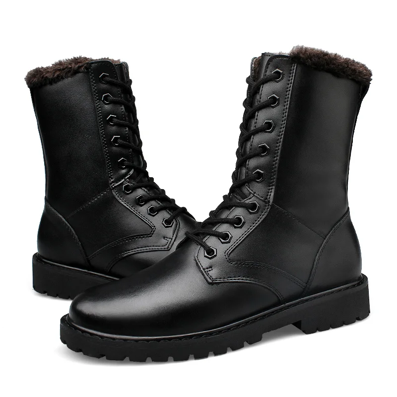 

Waterproof Warm Men Boots 2022 Winter New Warm Men Snow Boots Big Size 49 50 51 52 Men Boots Winter With Fur Men Shoes