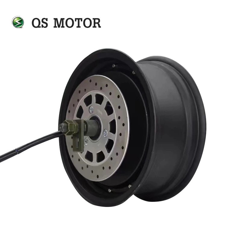QS موتور 13*4.25 بوصة 3000 واط 260 V1 72 فولت 70kph رائجة البيع محرك BLDC داخل محور العجلة المحرك ل سكوتر كهربائي
