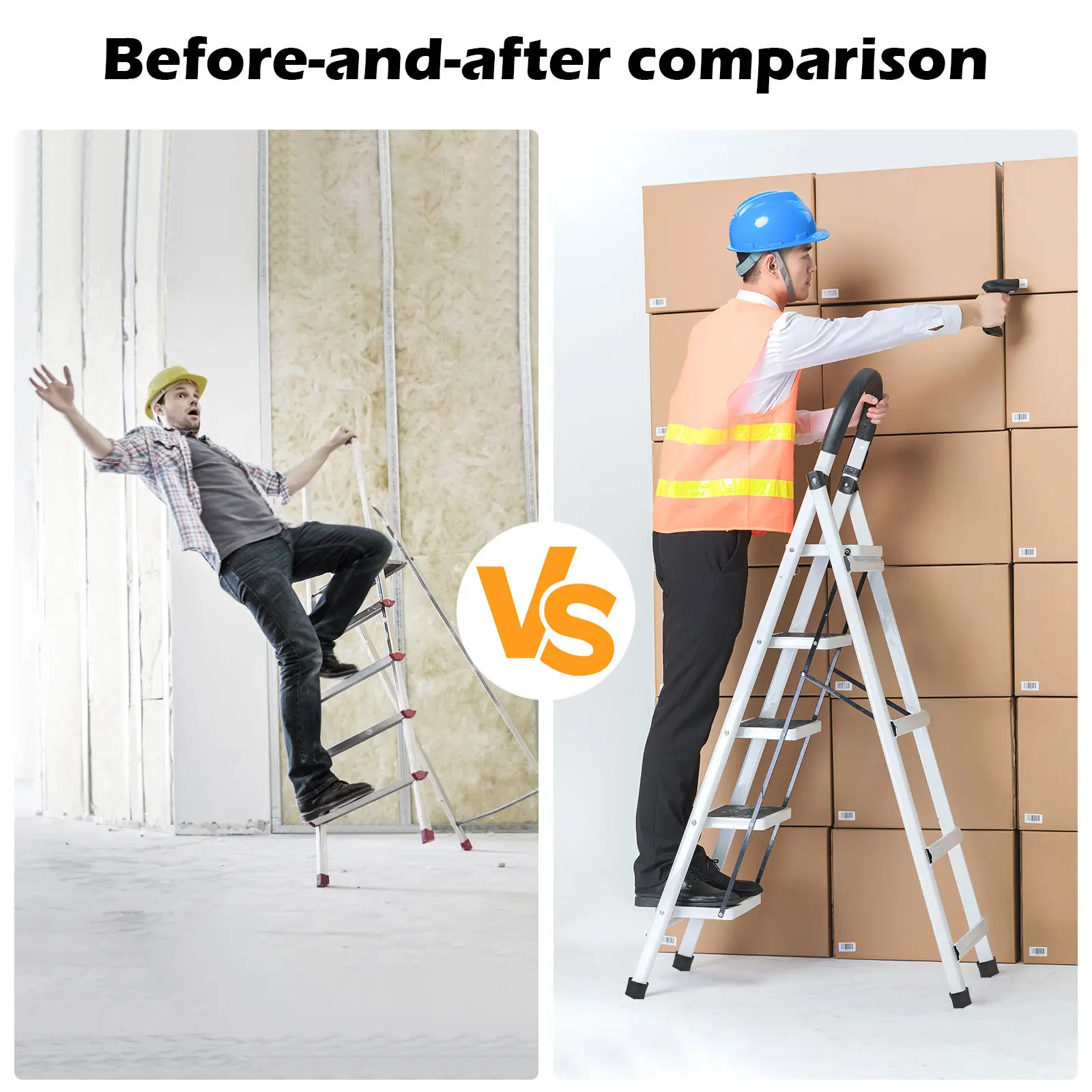 2pcs Folding Ladder Feet Covers anti slip Ladder Foot Covers Rubber Non-skid Feet Pads Ladders Foot Protect Pads furniture parts