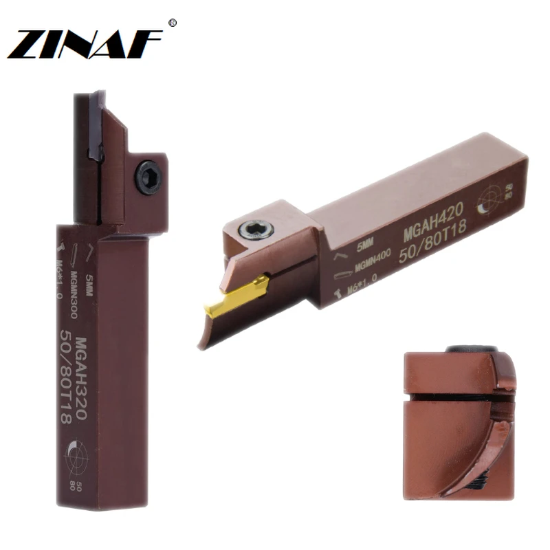 Mgah Mgah320r Mgah420r Mgah325r Rosto Externo Reverso Grooving Titular para Mggn200 Mggn300 Série Carboneto de Tungstênio Inserção Torno