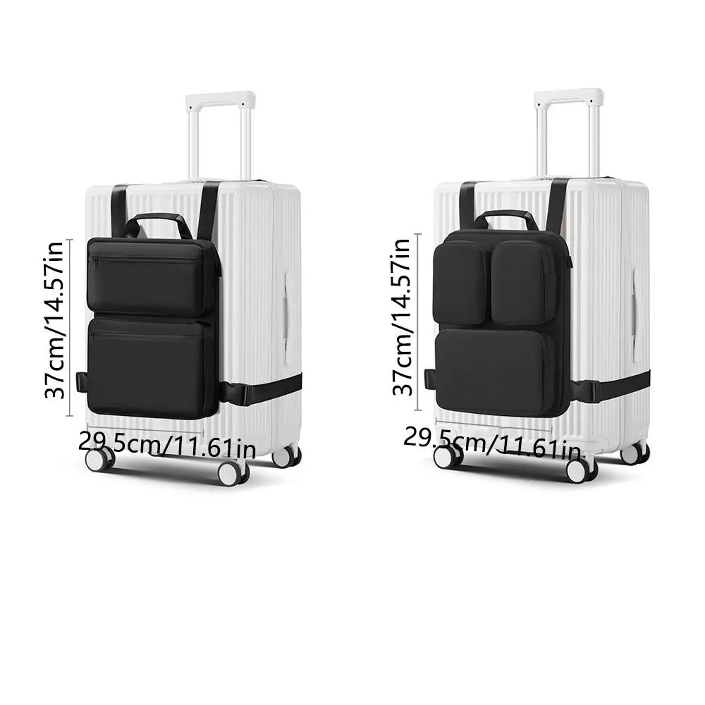 Verstellbare Riemen, Boarding-Koffer, Hängetasche, großes Fassungsvermögen, Erweiterungskoffer, zusätzliche Handtasche, abnehmbar, multifunktional