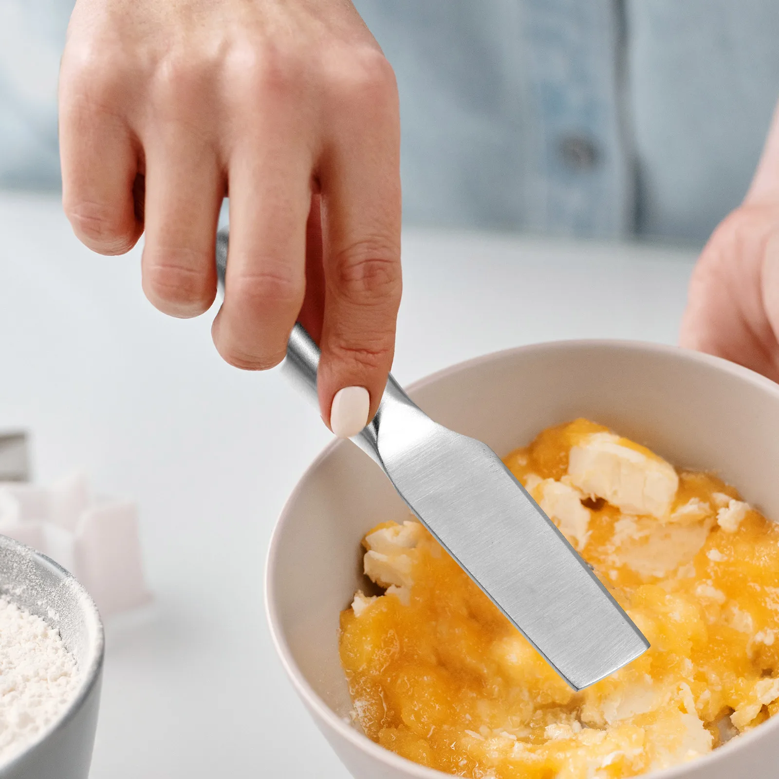 

1 Set Stainless Steel Cheese Cutting Tools Kitchen Cheese Spatula For Butter Fruit Jam Spread Multi-Function Practical Baking