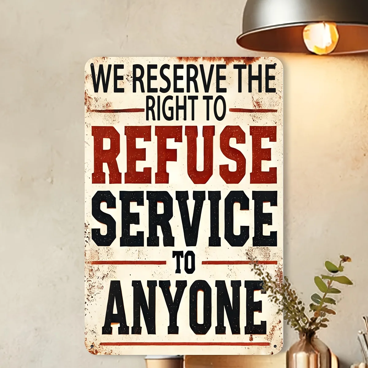 Vintage Iron Sign 