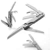 Multi-function survival tool, sharp knife, easy to carry, camping gear pocket knife, Christmas gift for men's dad