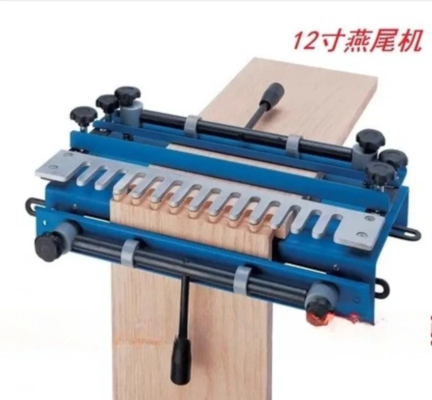 300mm/12” Woodworking Dovetail Machine Wood Dovetail Jig Portable Machine Semi-Permeable Die-Cast Joint Mortising Carpentry Tool