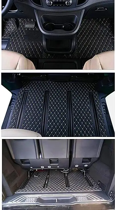 

Коврики для пола автомобиля и багажника на заказ для Mercedes-Benz V-Class W447 2014-2026 (7/8 мест), высококачественные водонепроницаемые ковры