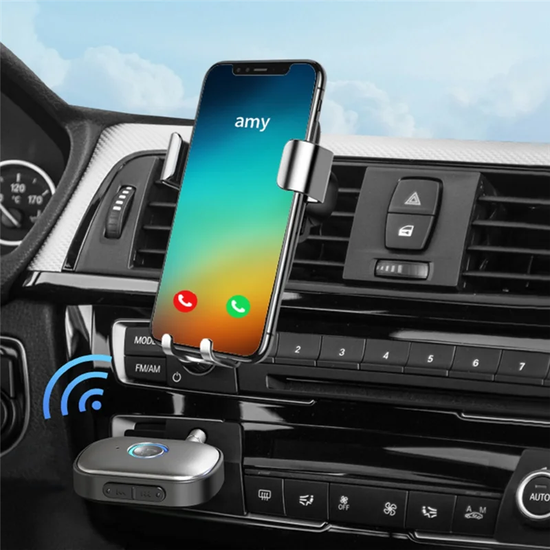 ABMF-W1 Автомобильный беспроводной Bluetooth-приемник Беспроводной аудиоприемник Шумоподавление Стерео с разъемом 3,5 мм