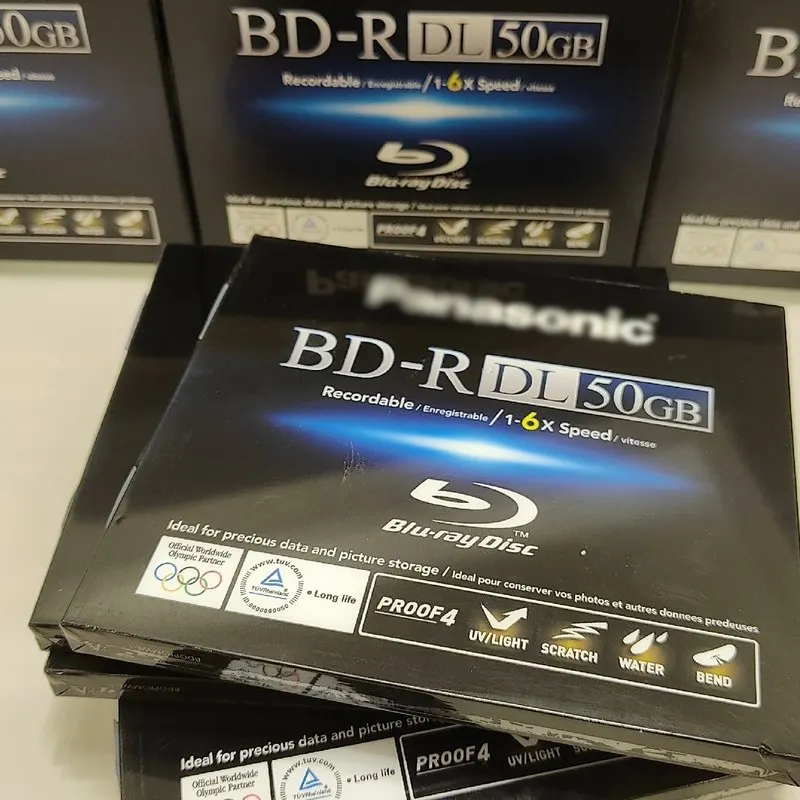 

Blu-Ray Disc BD-R DL 50GB Bluray DVD BDR 50g Recordable 1-6X Speed 1PC