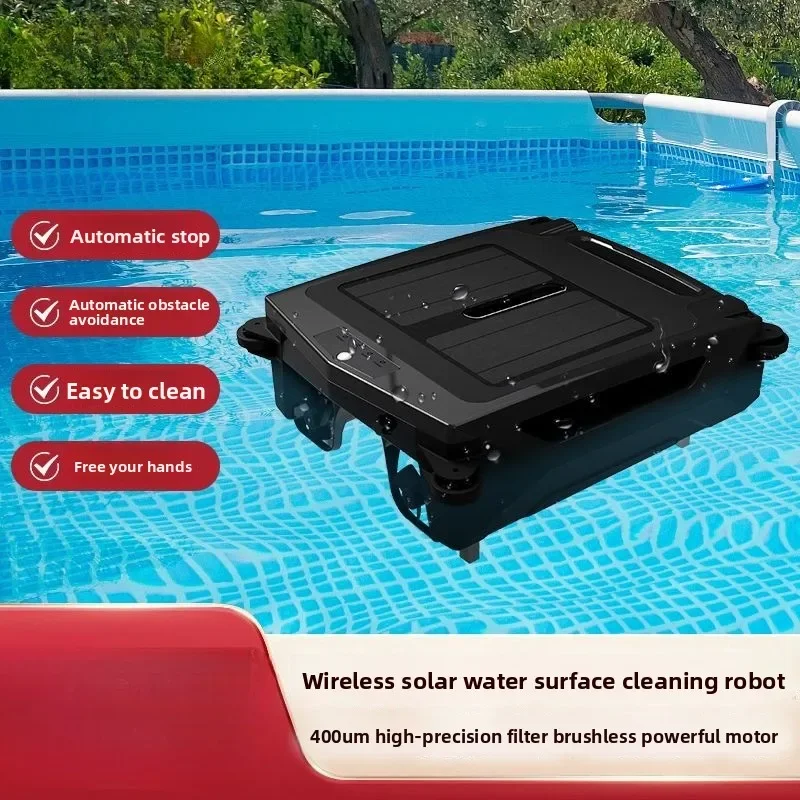 Premium Surface Garbage Automatic Collector, Swimming Pool Sewage Suction Machine, Koi Fish Pond Skimmer, Floating Matter Filter