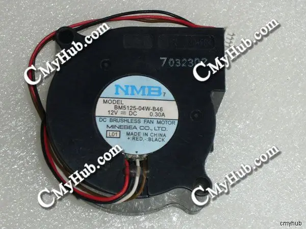 Охлаждающий вентилятор для NMB BM5125-04W-B46 DC12V 0,3A 5025 5 см 50 мм 50X50X25 мм 4-контактный охлаждающий вентилятор