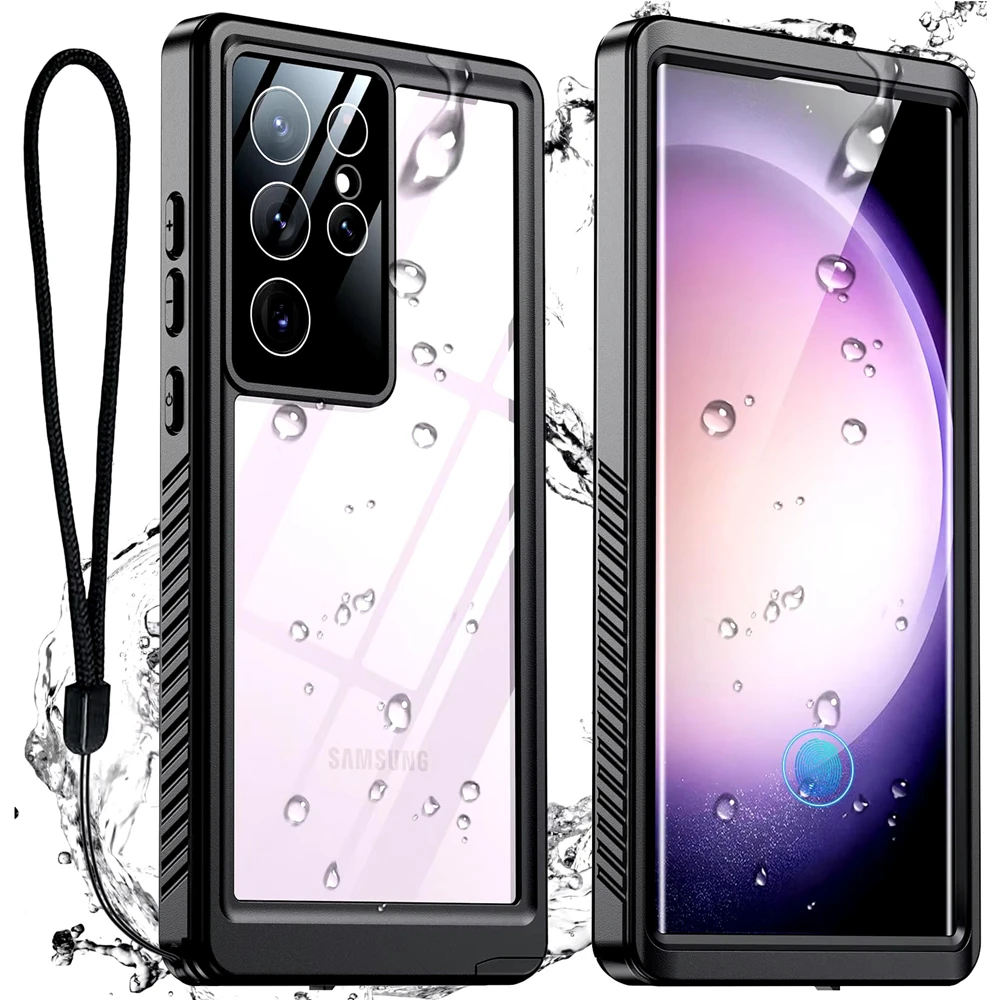 כיסוי עמיד למים IP68 Shellbox לסמסונג גלקסי S26 S25 S24 S23 S22 אולטרה FE A54 A14 5G, כיסוי מגן לצלילה וספורט אתגרי בחוץ