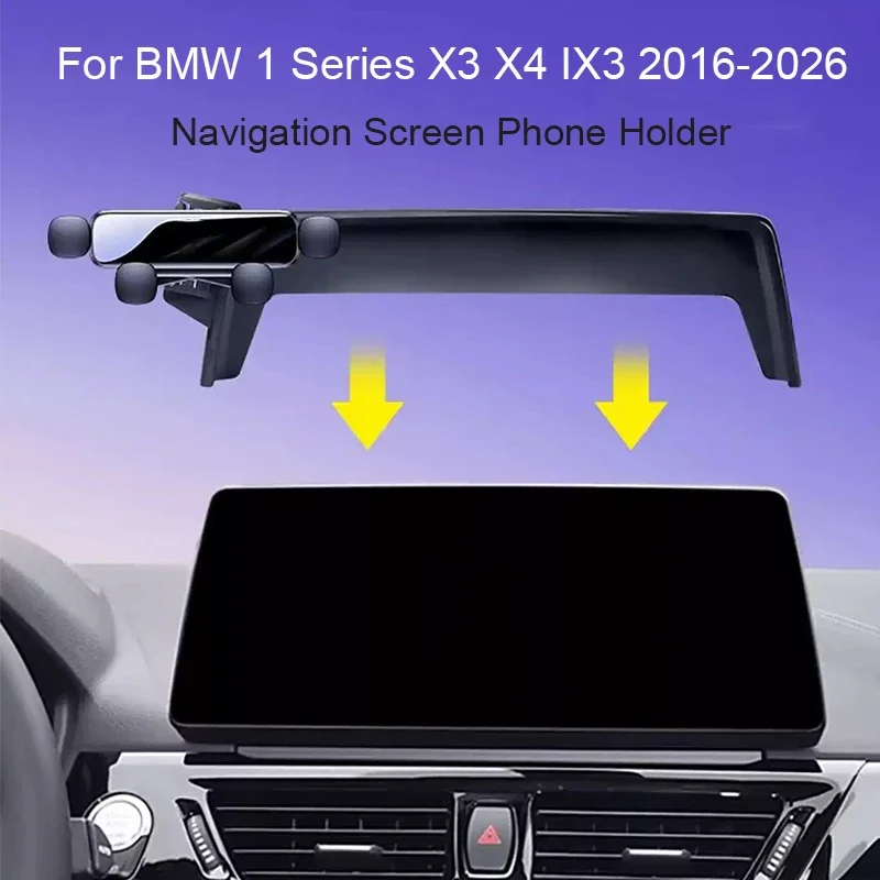 Car 14.9“ 10.25” Navigation Stand Special Phone Holder For BMW 1 Series X3 X4 IX3 2016-2026 Decoration Modify Auto Accessories