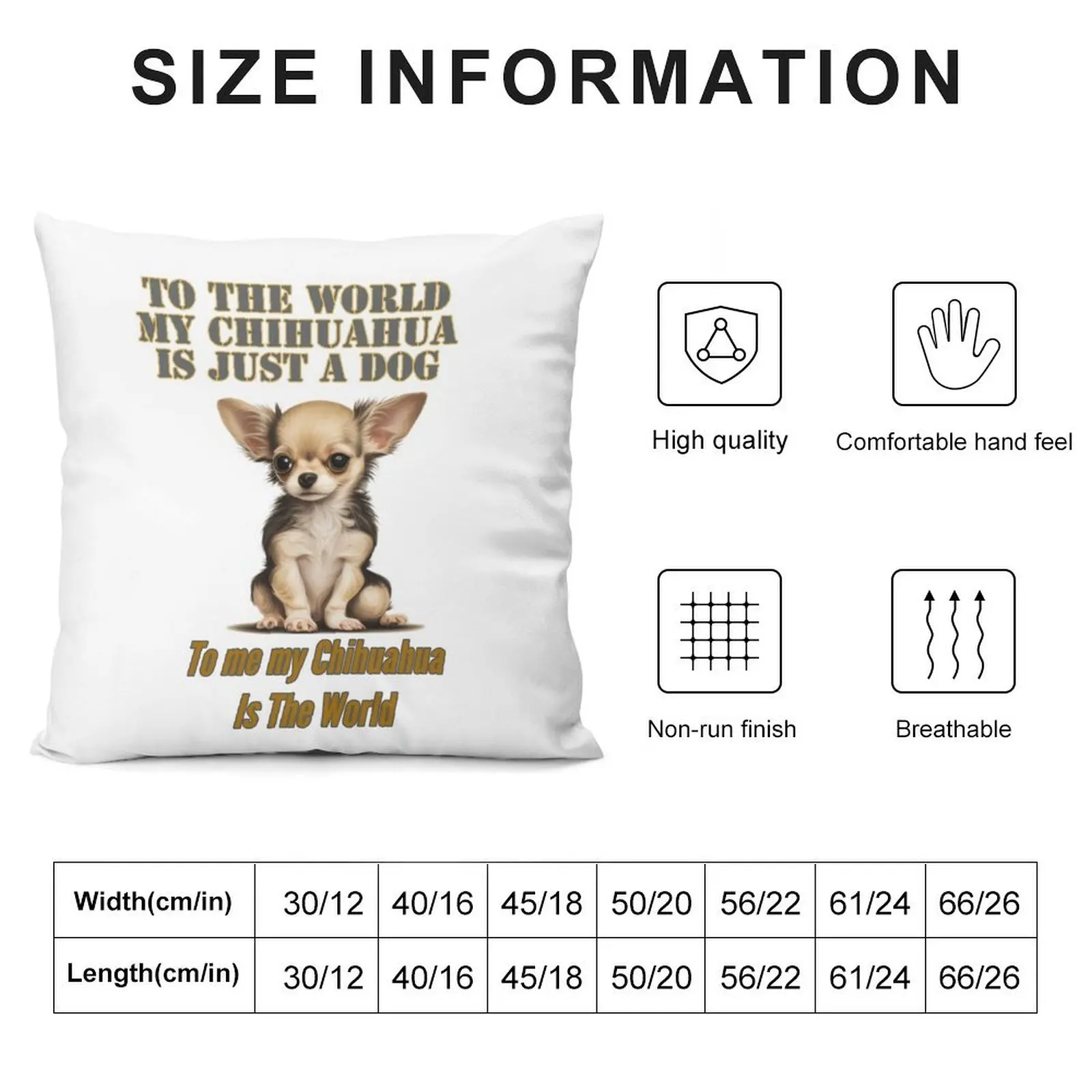 Chihuahua Throw Pillow luxury decor Pillow Case Christmas pillow