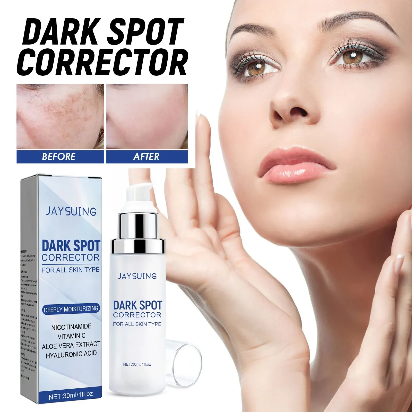 Dark Spot Reparatie Essence Verlicht Vlekken, Verbetert De Teint, Wordt Donkerder En Verheldert De Essentie Van Het Huidgezicht