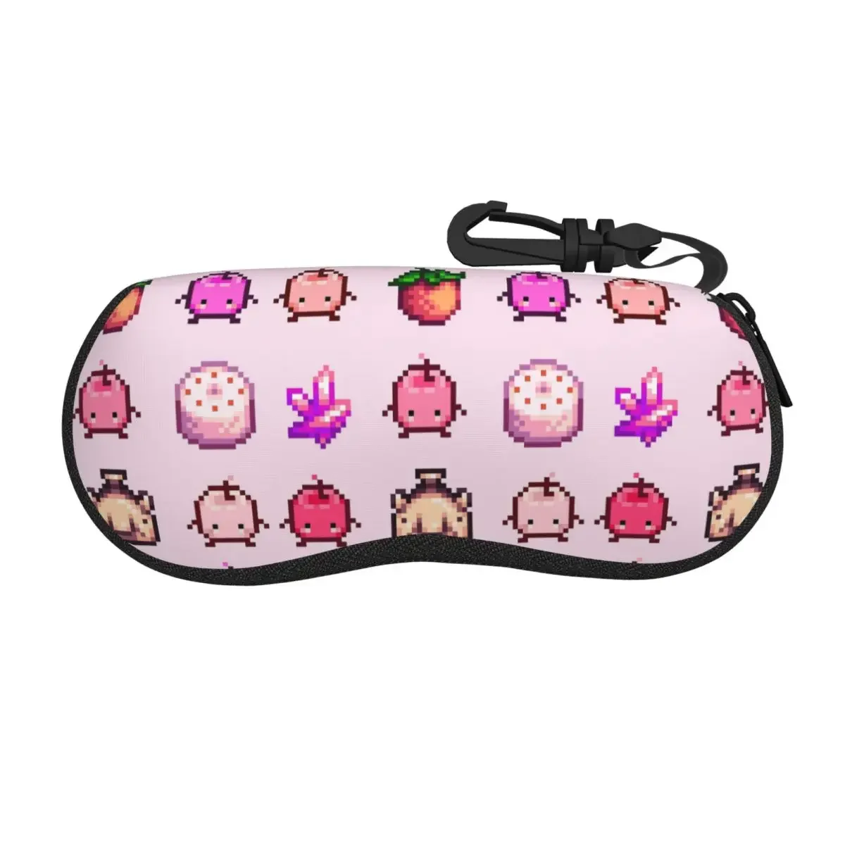 Stardew Valley Pink Junimo Set Shell Glasses Case Protective Sunglasses Box Women Men Soft Eyeglass Bag Pouch