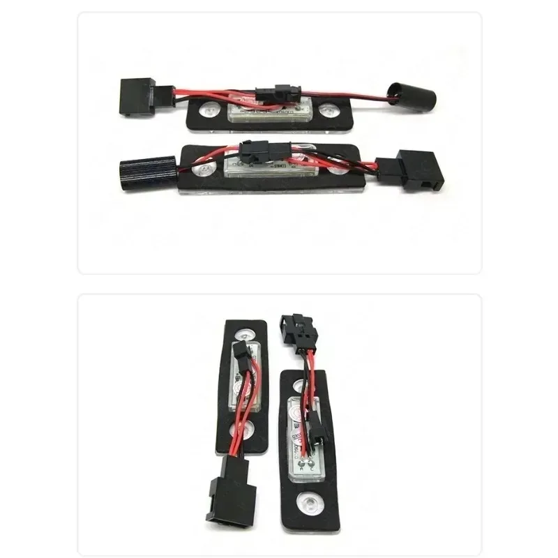 جديد ل الأبيض Canbus خطأ مجاني LED رقم الترخيص لوحة ضوء اوكتافيا MKII 1Z A5 09-13 رومستر 5J 06-10 العلامة الخلفية L 2 قطعة #4