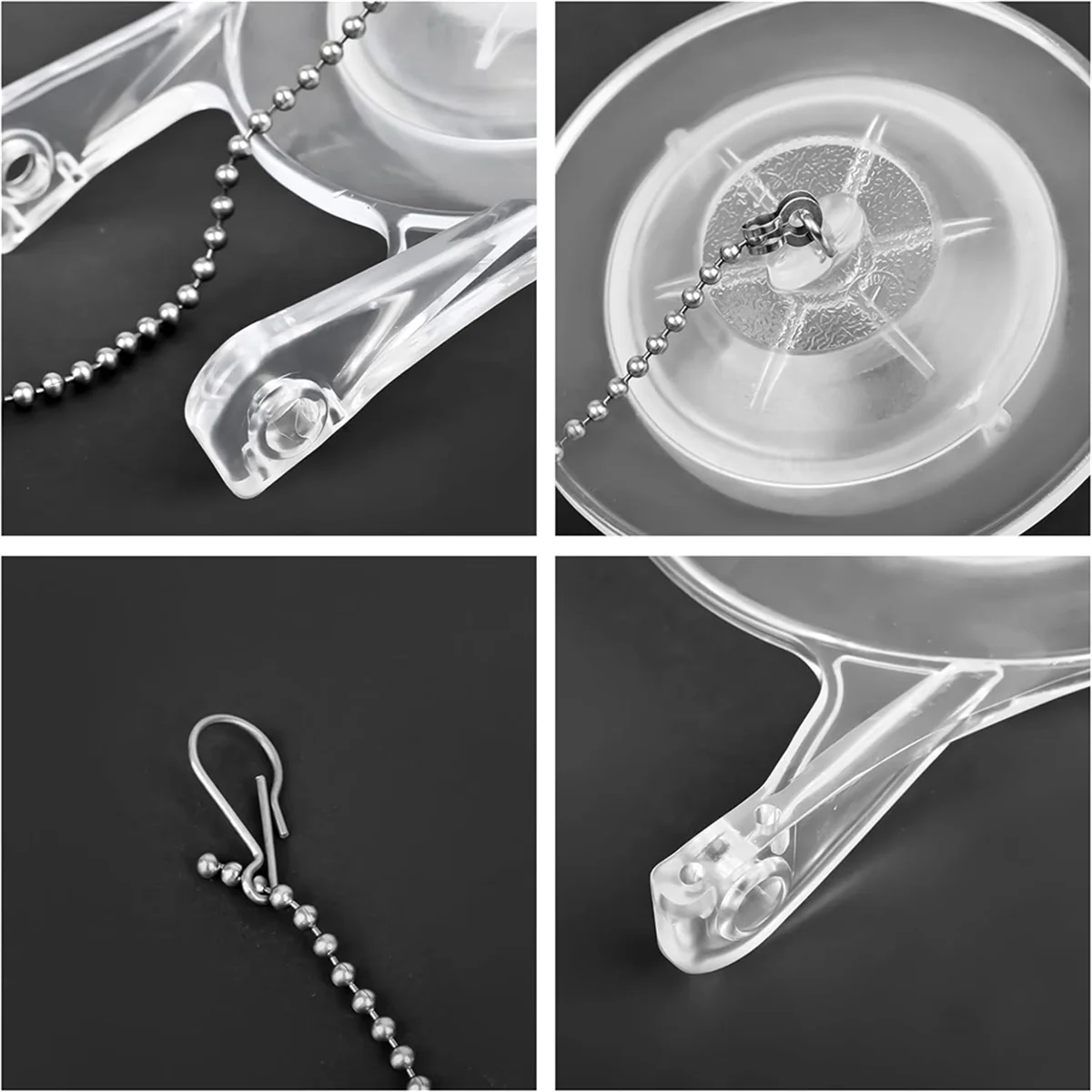 A88M Сменный комплект 3-дюймовых смывателей унитаза для 99-827, 3-дюймовый смывной клапан унитаза с цепью из нержавеющей стали и крючком, 2 шт.