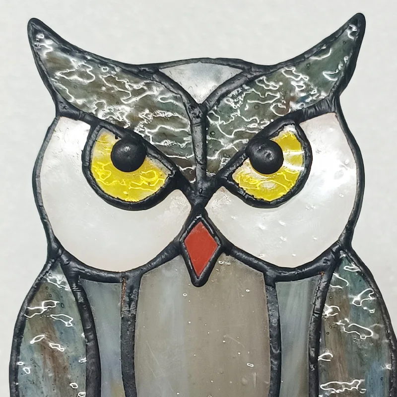 Nice หัตถกรรมแก้วนกฮูก Night Light เด็กข้างเตียงน่ารัก