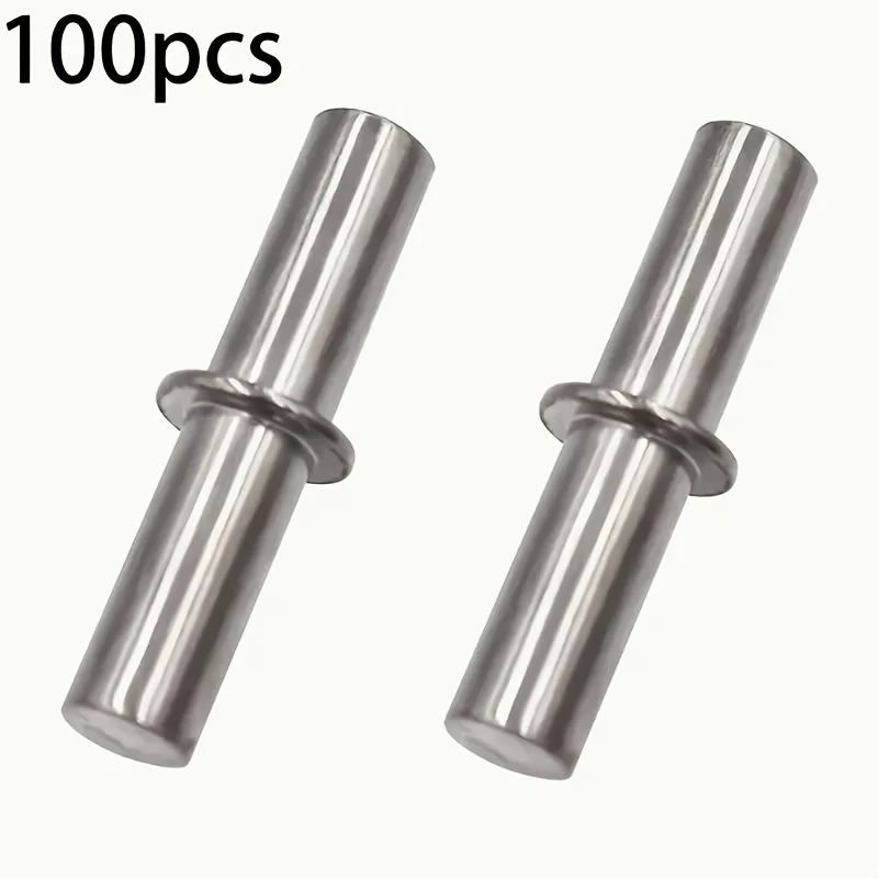 100Pcs Wardrobe Shelf Pins, Shelf Fixing Pins, Metal Shelf Supports, Sturdy Supports for Bookshelves and Cabinets, Suitable for