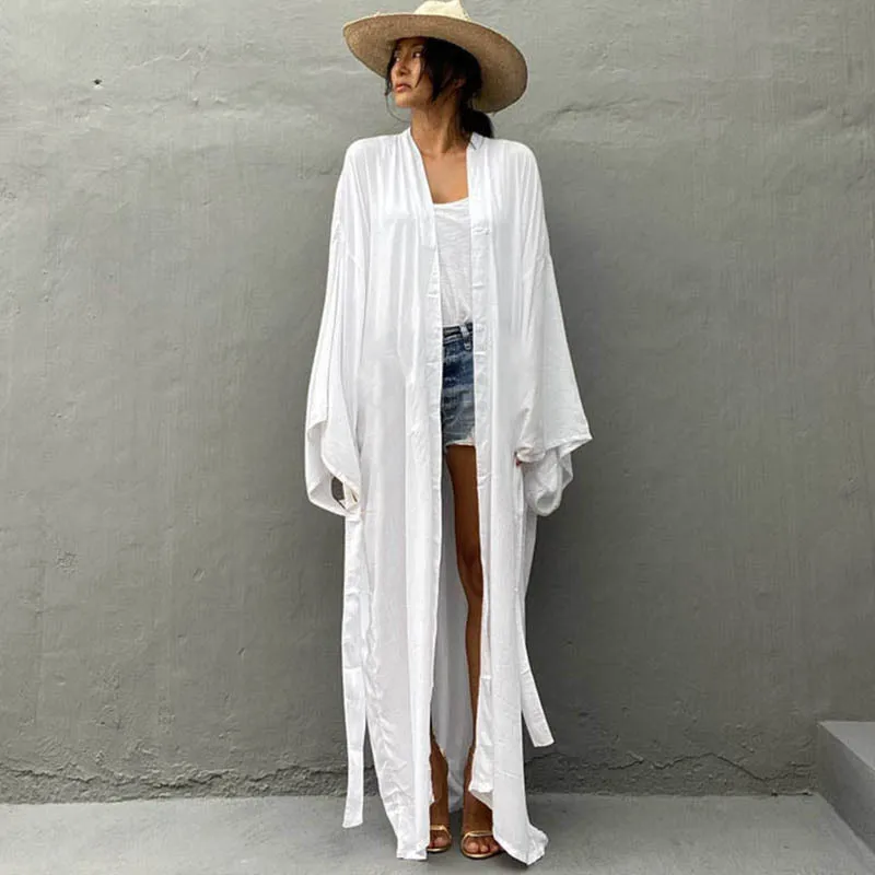 

Fashion Long Cardigan Shorts Set Women Balloon-Sleeved Lace Up Short Pants Solid Sets 2025 Summer Lady Elegant 2 Pieces Suits