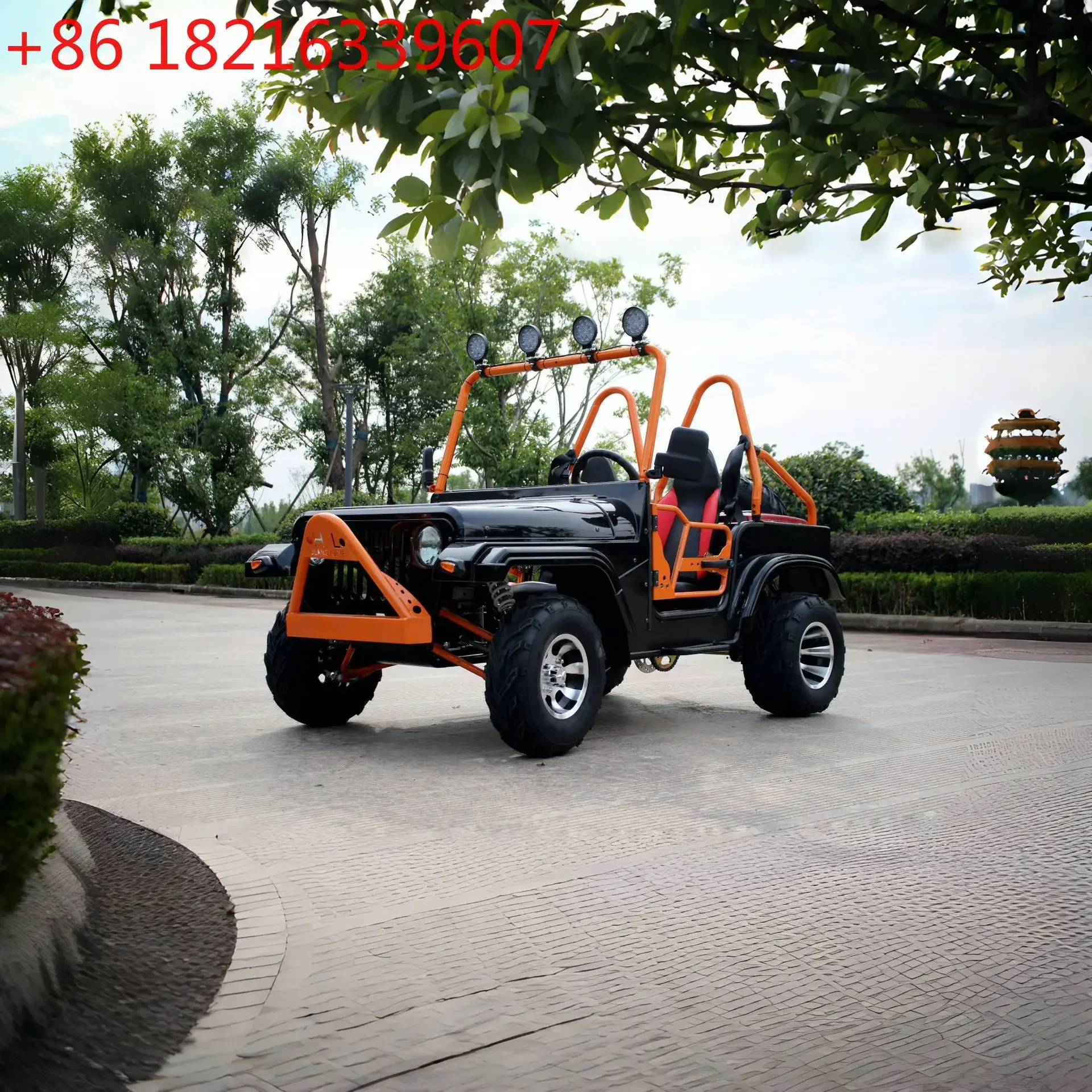 ATV 4x4 Off-Road Motorcycle Adult Kart Large Double Automatic Electric Assault Vehicle