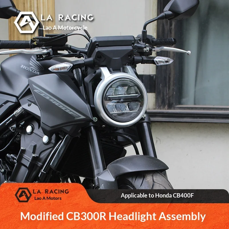 【Premium】For Honda CB400F modified domestic CB300R headlight assemblies for models 21-23 and 25 dedicated round lights