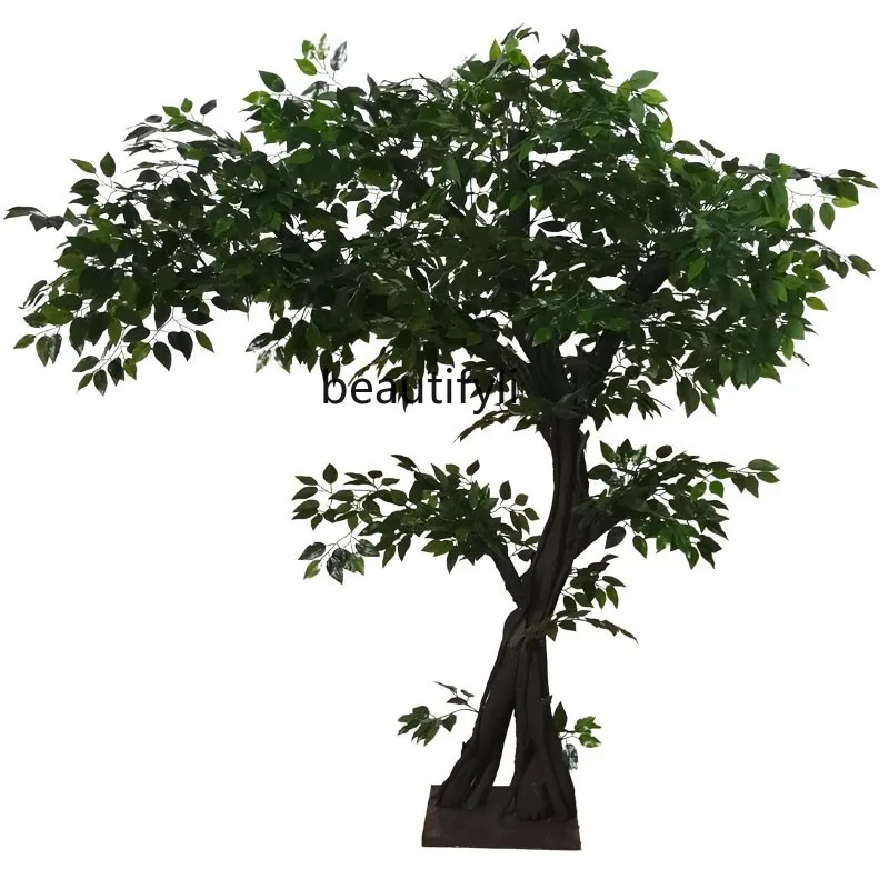 

Имитация деревьев Banyan, большие поддельные деревья, моделирование внутреннего декоративного ландшафта, большое дерево желаний, ландшафтное дерево