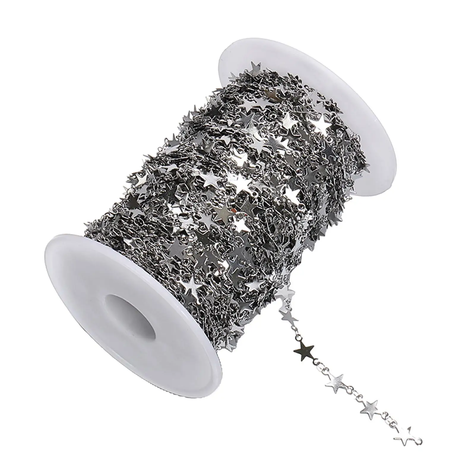 

1 Meters Star Link Chains Wire Wrapped Chain Charm Dangle Bulk Cable Chain for DIY Craftings Wedding Jewelry Making Component