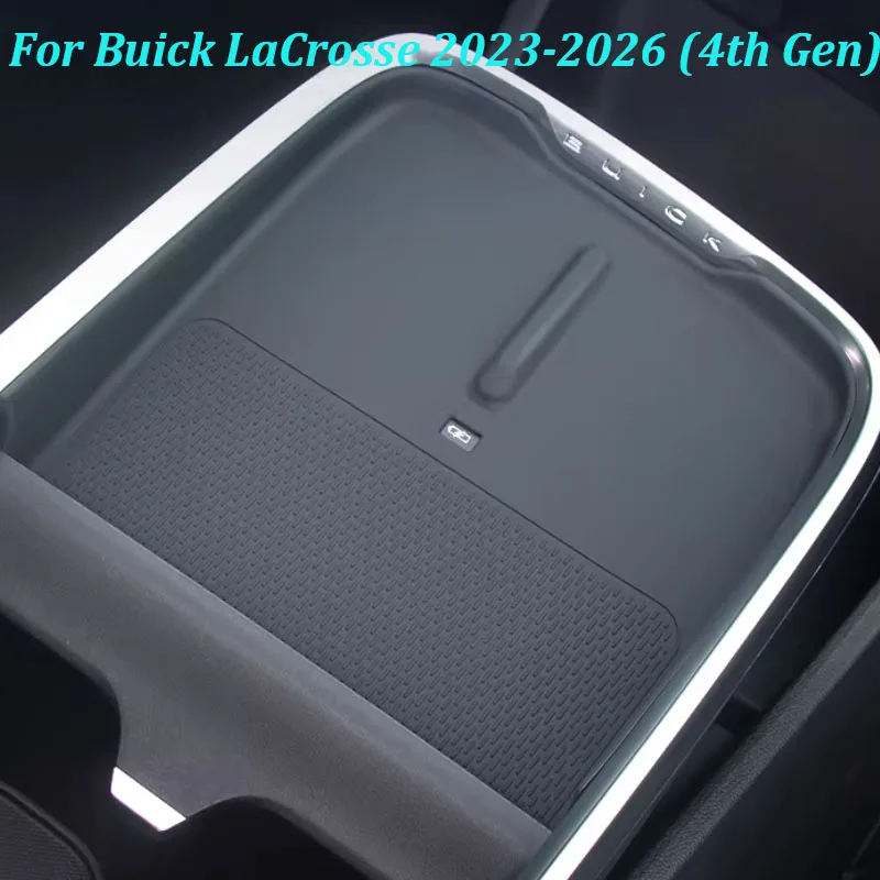 For Buick LaCrosse 2023-2026 (4th Gen) Center Console Wireless Charging Silicone Pad Anti-slip Protector Interior Accessories
