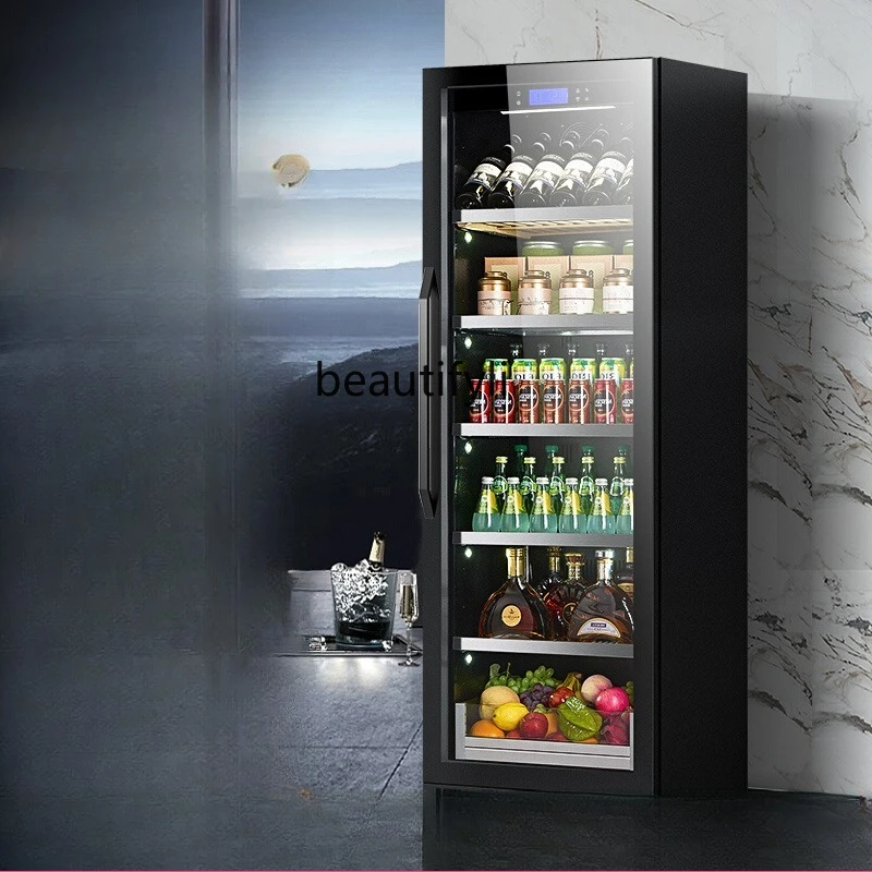 

Home Living Room Office Ice Bar Refrigerator Tea Drinks Fruit Refrigeration Fresh-keeping Constant Temperature Wine Cabinet