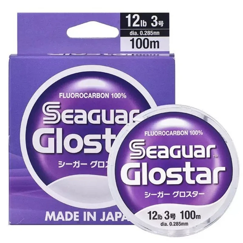 SEAGUAR GLOSTAR Star 50th Anniversary 4-70LB Морская скальная рыбалка 100% фторуглеродная леска Линия ведущая проволока