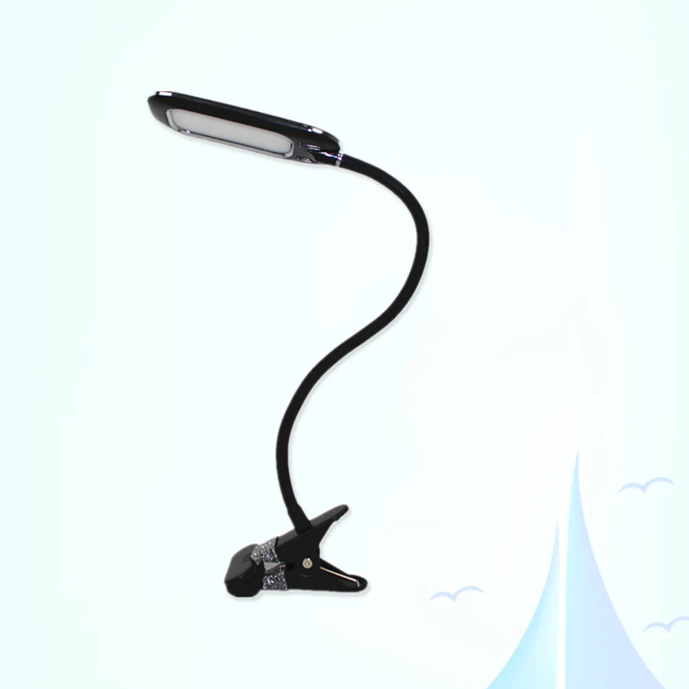 

USB Clip Lamp Brightness Adjustable 3 Levels LED Reading Light Portable Night Book Bedside Mini Lamp for Dark Use