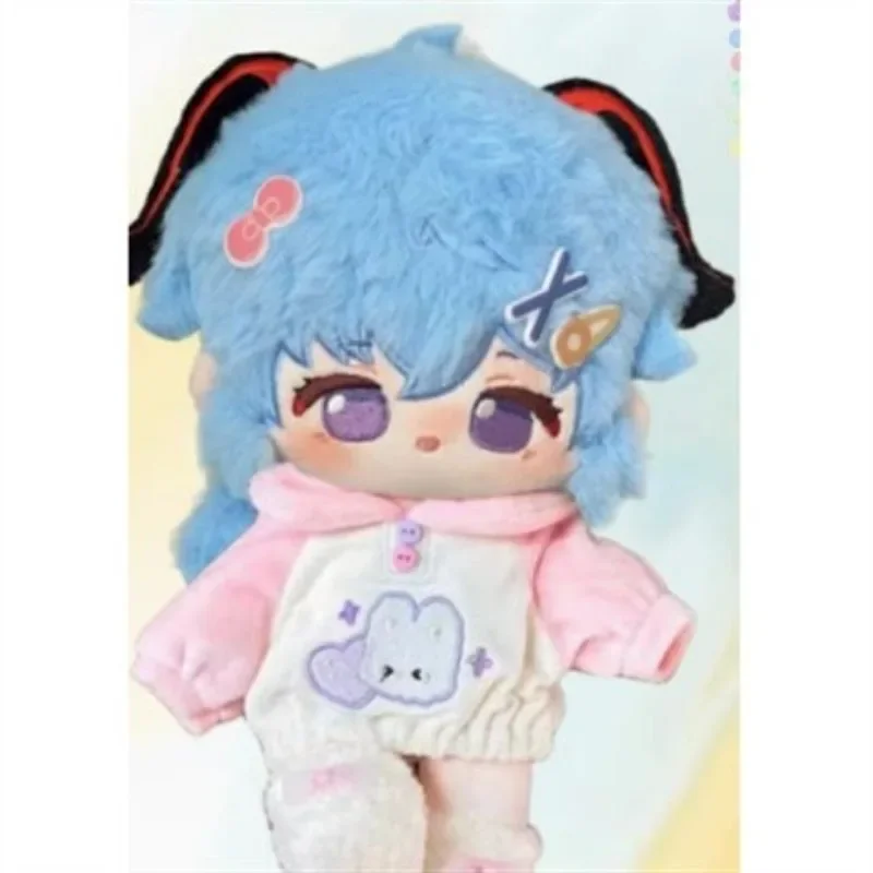 Anime Genshin Impact Ganyu 20CM atributo chica juguetes  peluche estudiante muñeco  peluche Adorable delicada peluda regalo