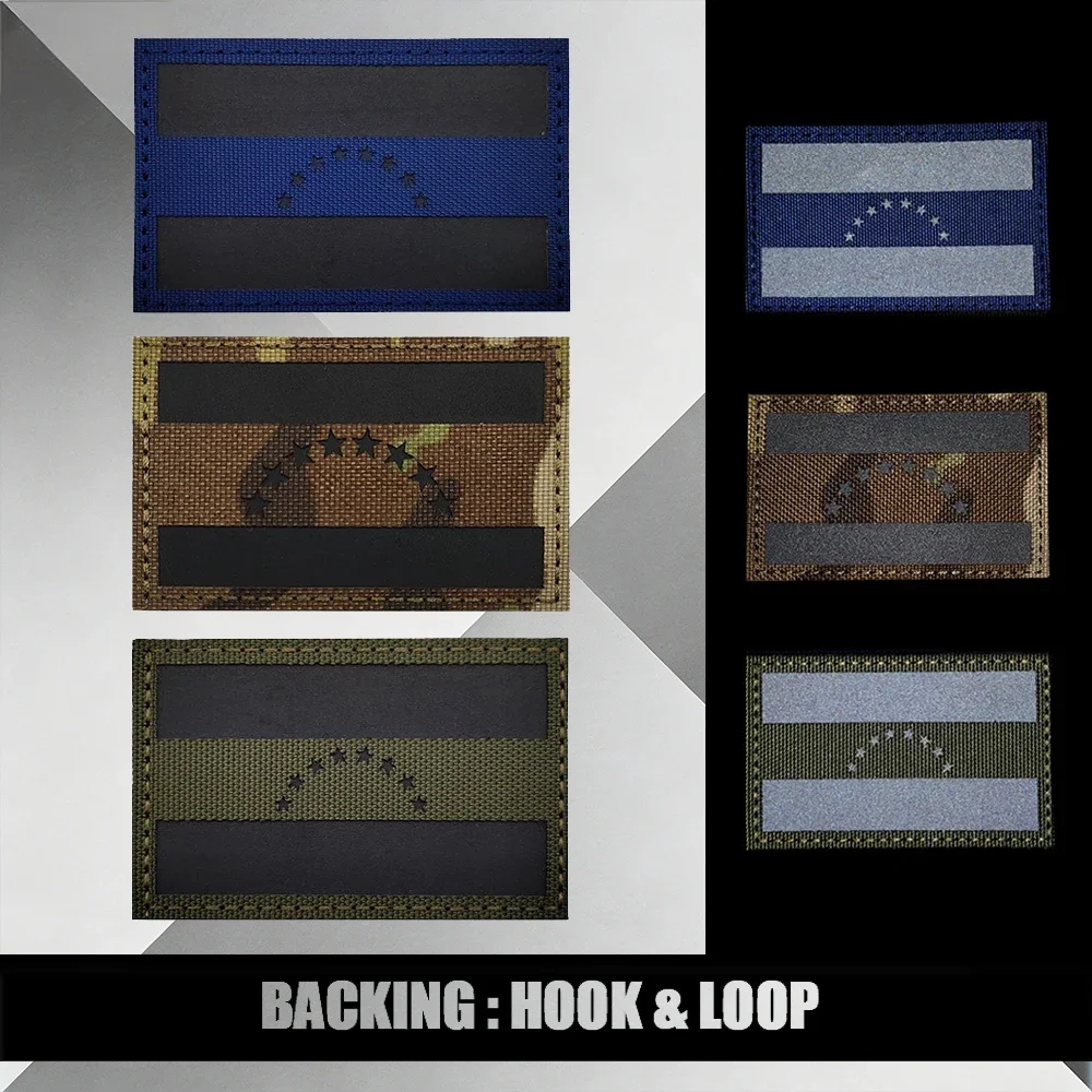 

Тактические светоотражающие ИК-нашивки из Венесуэлы для курток, на плечи, для самостоятельного пришивания, с креплением на липучке