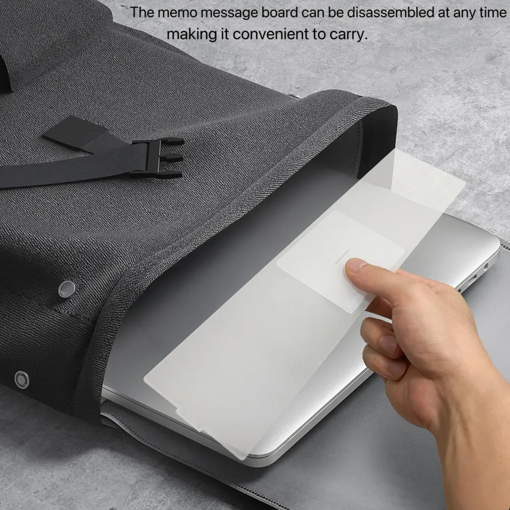 لوحة مذكرة وشاشة أكريليك قابلة للفصل وحامل لوحة رسائل مذكرة بواسطة شاشة الكمبيوتر وحامل مذكرة لاصق ولوحة رسائل تذكير fo #3