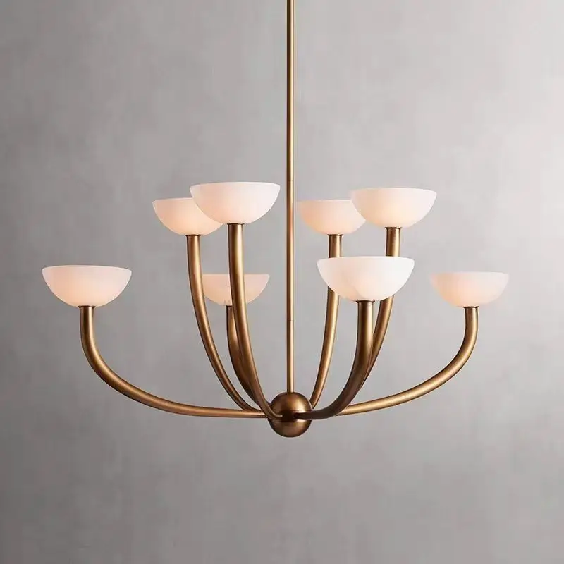 

Новый подвесной светильник для гостиной в стиле ретро, светильник для ресторана, креативный простой и модный декоративный светильник, освещение для проживания в семье