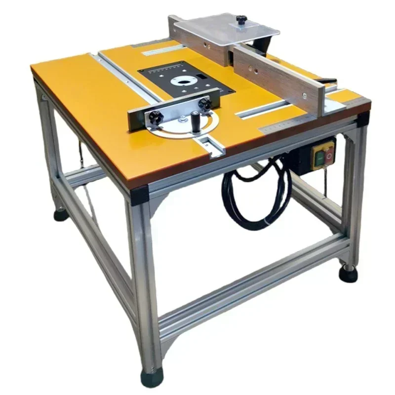 

Complete Set Bakelite Milling Woodworking Bench, Woodwork Table System W/ Router Table Lifting Insert Plate, Fence, Miter Gauge