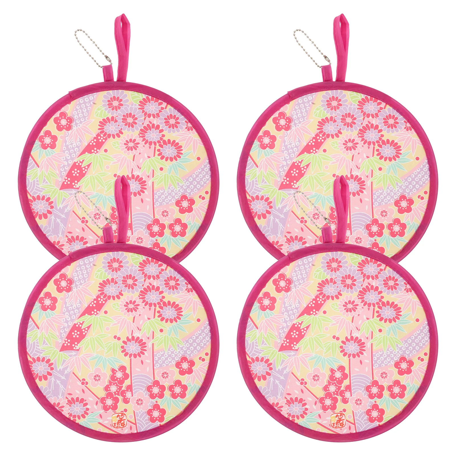 子供のための円形ダンスパーティーファン、子供のためのカラフルな小道具、結婚式のパフォーマンス、4個