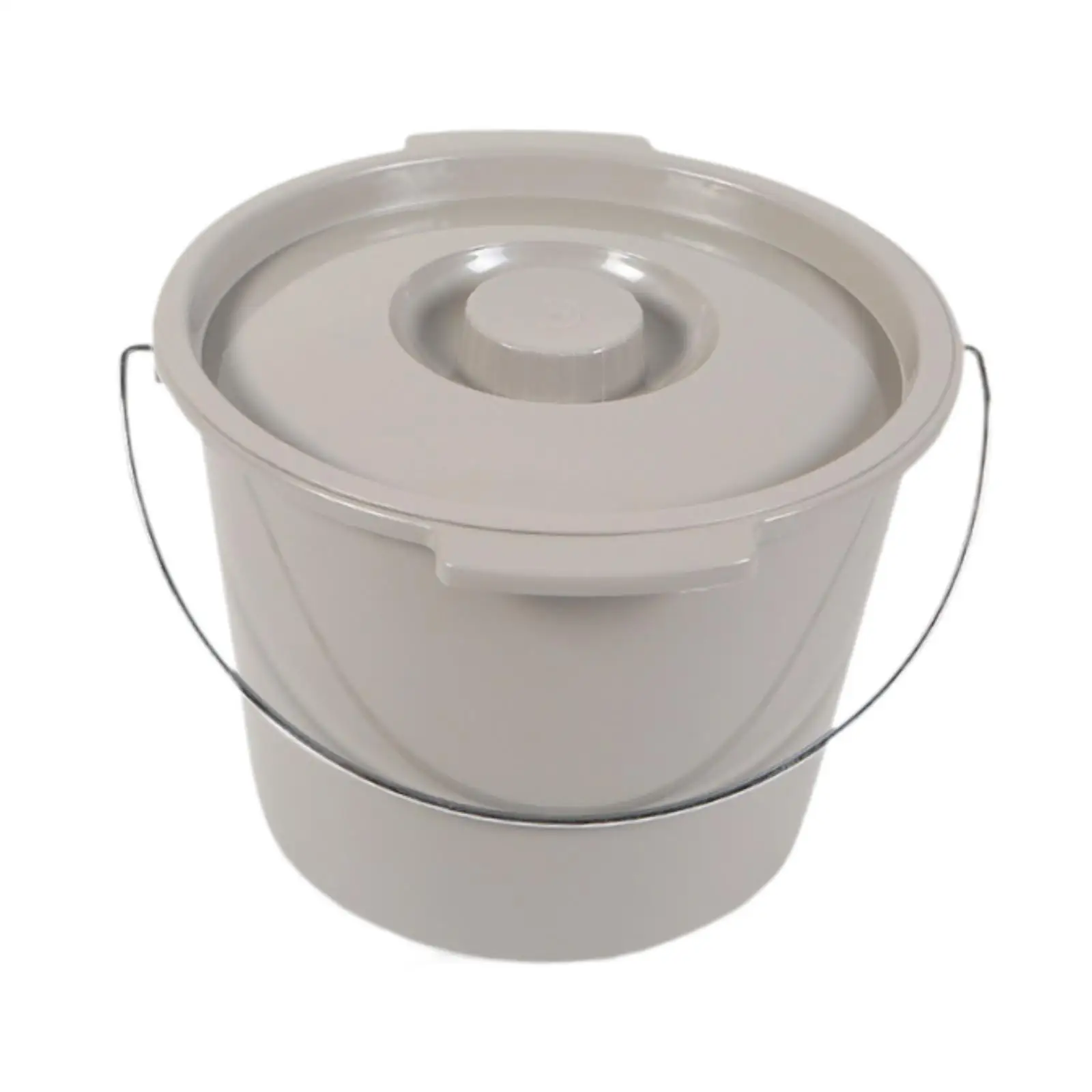

Portable Toilet Easy to Use with Lid Travel Toilet for Home Indoor Boat