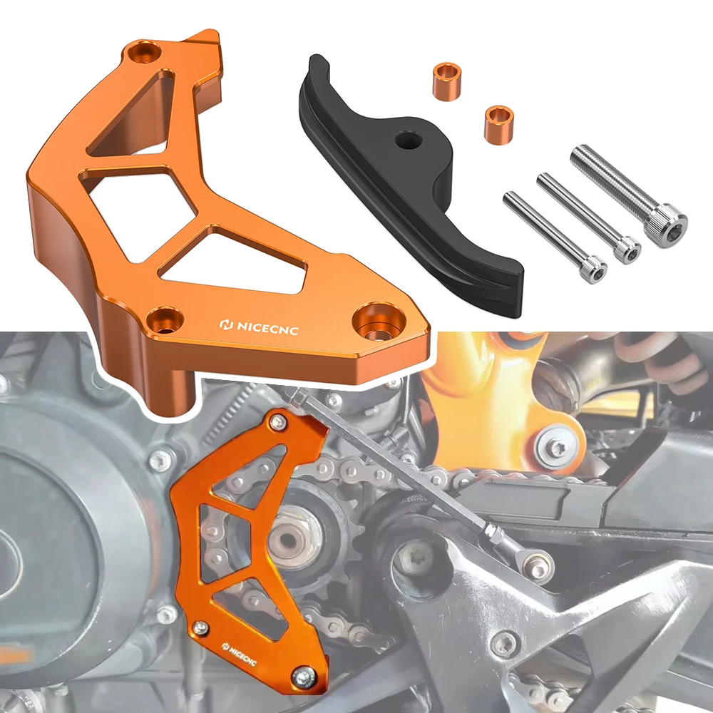 For 2018-2023 KTM 890 790 Duke 790 890 Adventure /R Sprocket Chain Guard Engine Case Saver for Husqvarna Norden 901 2022-2023