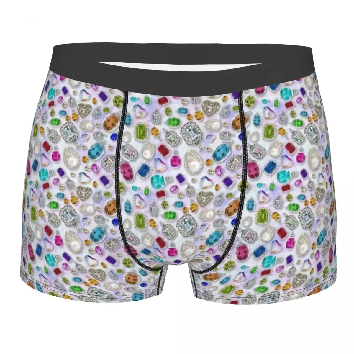 Custom Male Novelty Cartoon Jewelpet Sanrio Japanese Anime Underwear Boxer Briefs Stretch Shorts Panties Underpants