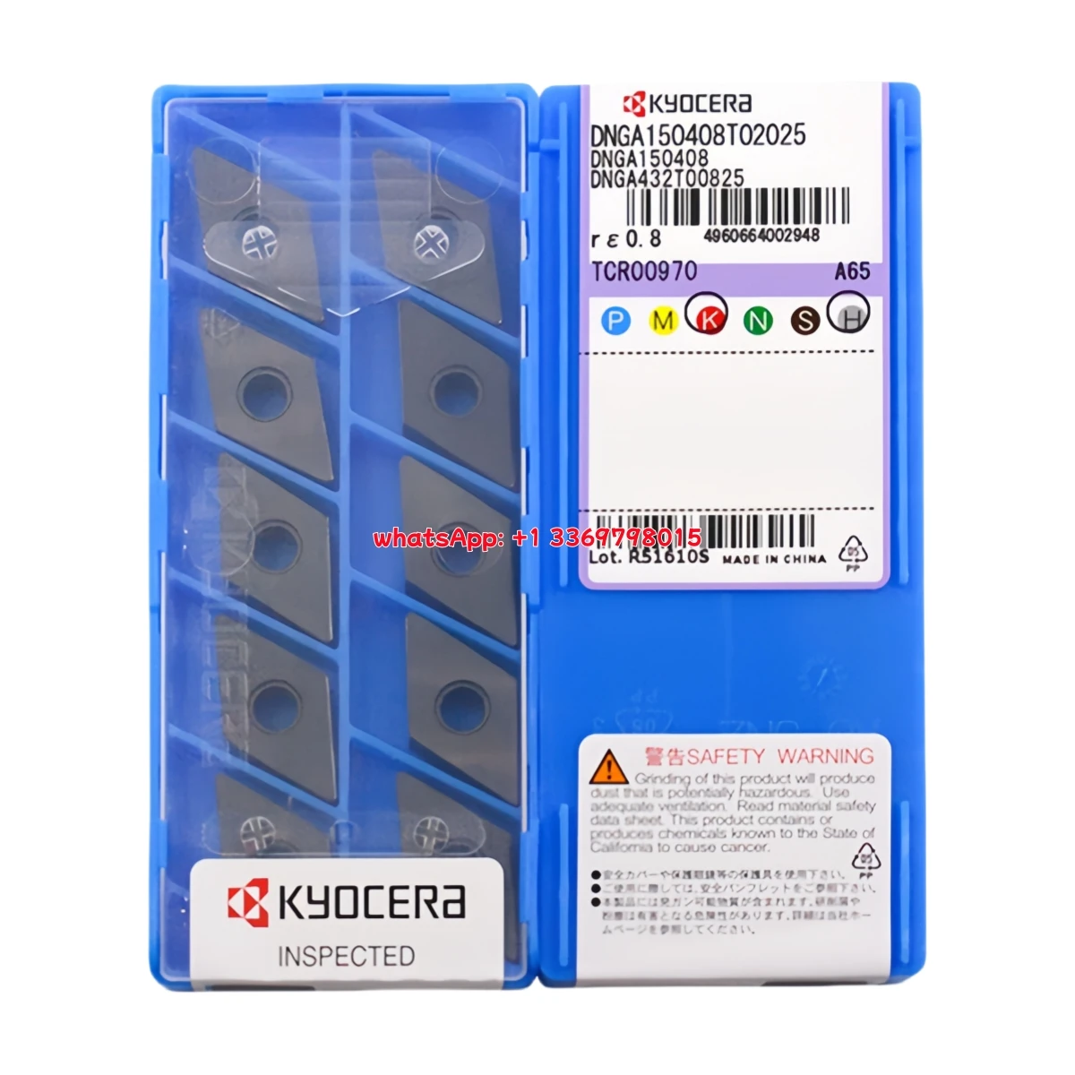 

100% Original DNGG DNGG15 DNGG1504 04 FP-TK R PR1225 TN620 Turning Insert