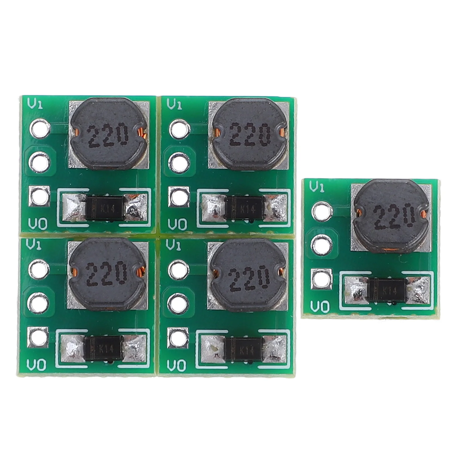 

5 шт. DC-DC повышающий модуль регулятора напряжения, регулируемая плата повышающего преобразователя, источник питания, электронный стабилизатор напряжения 3,7 В до
