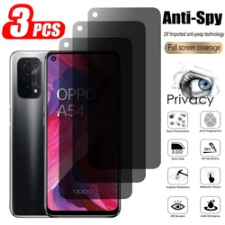 Privacy Screen Protector For OPPO A95 A94 A93 A91 A53S A83 A73 A5S A57 A56 A55 A54 A53 A35 A33 A32 A16K A15 A17K Anti Spy Glass