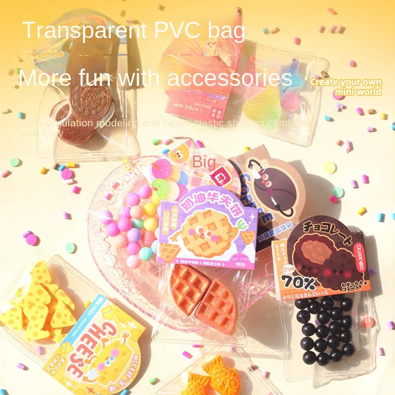 Hot Selling Mr. Toy Popular DIY Mini Hand Simulation Food Play Material Package Set Pinch Adornment Small Cake Girl